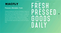 Desktop Screenshot of macflyfresh.com